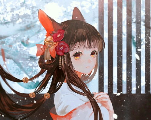 少女微信头像卡通cos