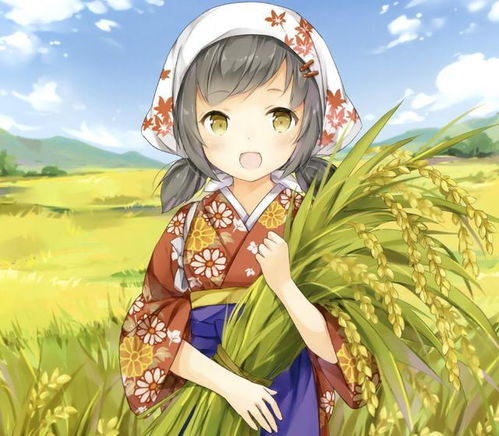 唯美动漫壁纸勤劳朴实的美少女,青春靓丽,楚楚动人讨人喜