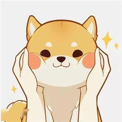 二哈柴犬卡通头像汪星