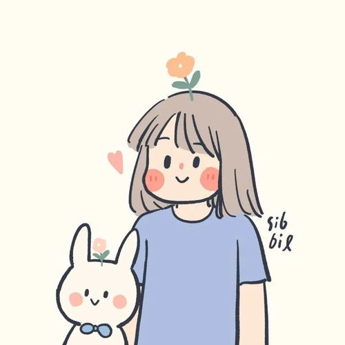简单的人物板绘作品,可爱