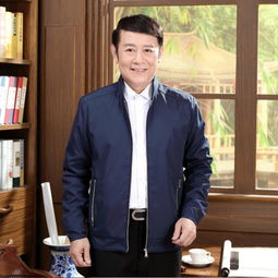 2019新款中年男士夹克休闲爸爸装中老年茄克衫薄款50岁外套
