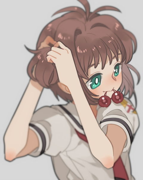 小樱魔卡少女樱情侣头像壁纸
