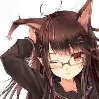 猫耳朵女生动漫头像4人微信头像图片大全
