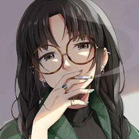 高冷流泪卡通女头像头像