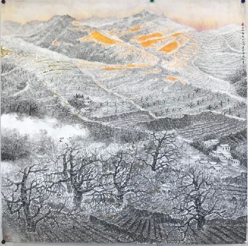 国家一级美术师张国红女士山水画欣赏