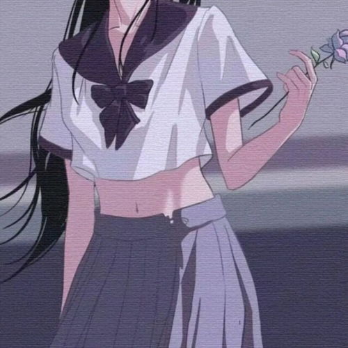 动漫女生头像御姐风温柔迷人且落落大方