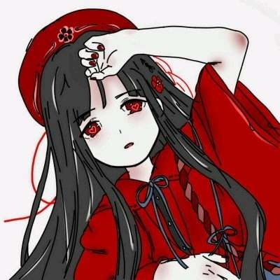 如辰ins优质动漫红色系女头这卡通动漫头像我要个性网