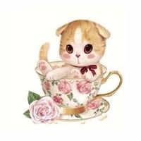 猫头像可爱卡通小起