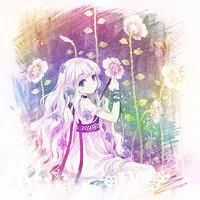 彩色素描头像女生可爱微信头像图片大全