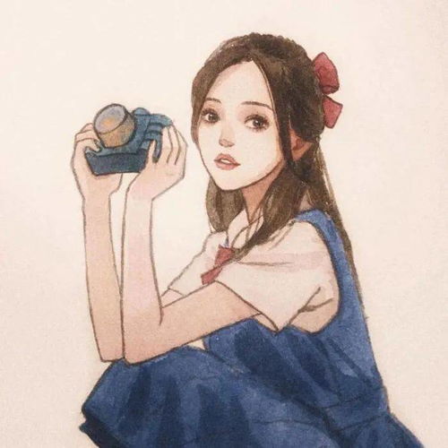 女生头像复古气质女神漫画头像走一波