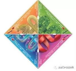为配合三地联发短腿特供小本票香港10月1日将发行中华人民共和国成立七十周年邮票小型张一套,图案公布