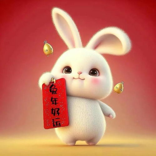 2023新年版小兔子可爱头像送给你