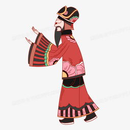 中国皮影艺术卡通手绘人物元素png图片素材免费下载人物png30003000像素