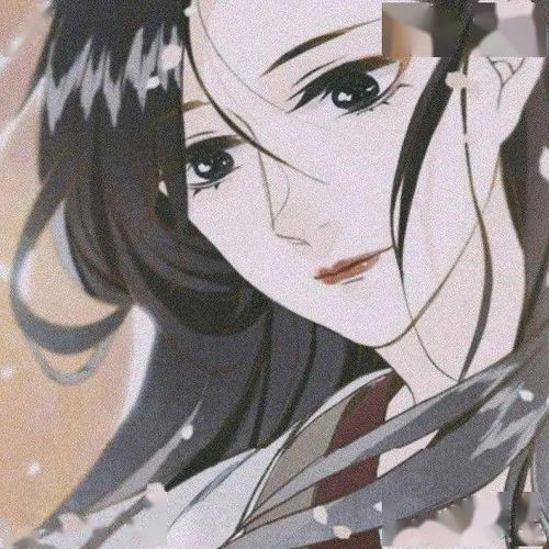 意境古风漫画女生头像芙蓉不及美人妆水殿风来珠翠香