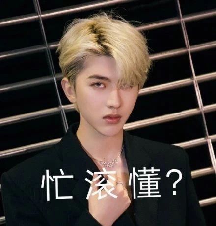蔡徐坤的沙雕可爱表情包哈哈哈