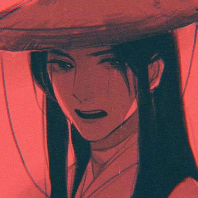 红色系动漫头像古风男孤独古风头像男妖孽图片