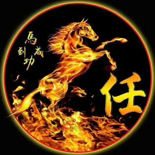 以梦为马,志存高远30个姓氏微信头像祝你2020马到成功