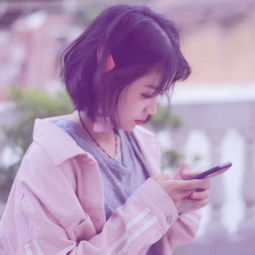 波波头短发发型图片短发妹子可咸可甜唯美头像