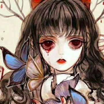 最火病态动漫女生头像
