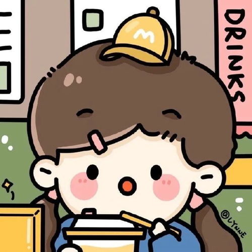 卡通画系列情侣头像
