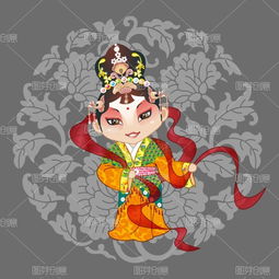 卡通戏剧人物图案设计图案原创艺术风ai图片素材下载图芽创意
