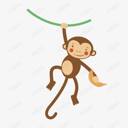 卡通猴子爬树矢量图素材图片免费下载高清png千库网图片编号9810123