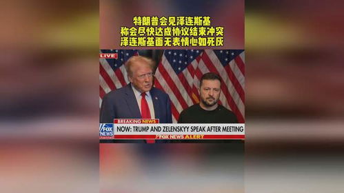 特朗普称会尽快达成协议结束冲,突泽连斯基面无表情心如死灰