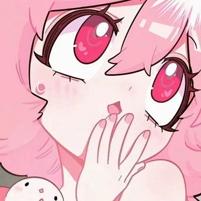 2023高清超萌粉色女生动漫头像