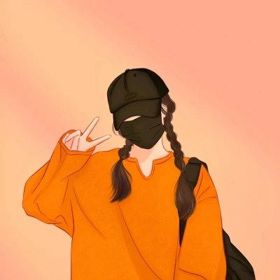 卡通姐妹头像两张一对文案