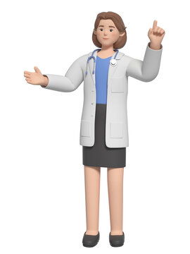 卡通女医生