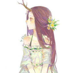 求森系动漫少女图片