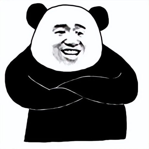 热门表情包熊猫头表情