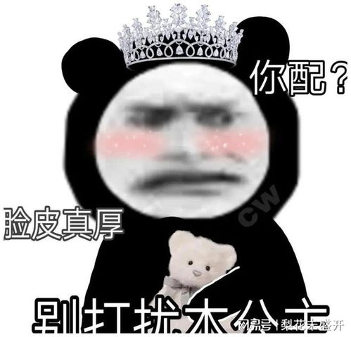 跟你超配的沙雕熊猫头表情包