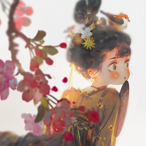 动漫头像超美古风动漫女头像