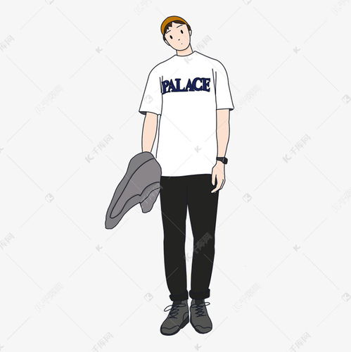 手绘卡通漫画时尚男生素材图片免费下载千库网