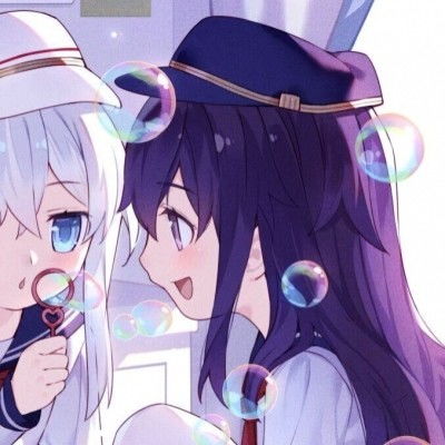 一组超好看双人闺蜜动漫头像