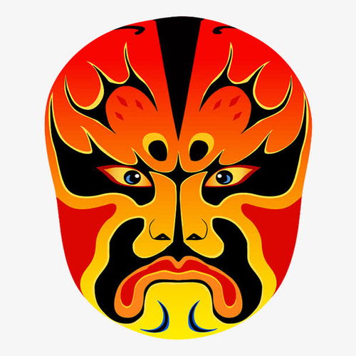 中国风脸谱免抠素材平面电商创意素材png素材素材