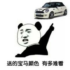 搞笑金馆长熊猫头的女孩子论微信qq表情包图片