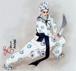 国粹京剧戏曲人物动漫图
