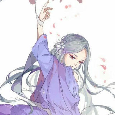 一组唯美古风动漫女头