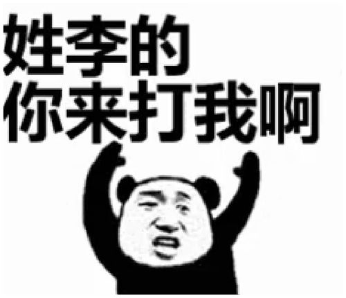 qq表情包姓王的姓张的姓李的姓刘的等等,你来打我啊