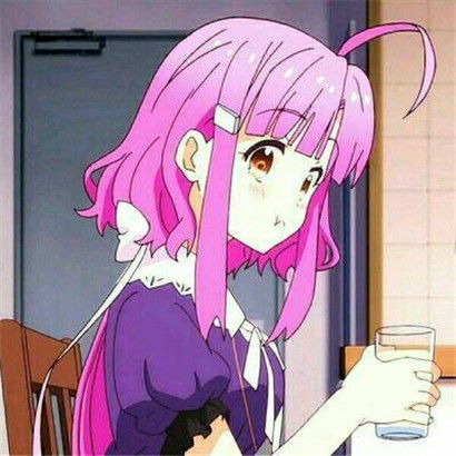 二次元女生头像萌萌哒,遇见你之前我是伤心的