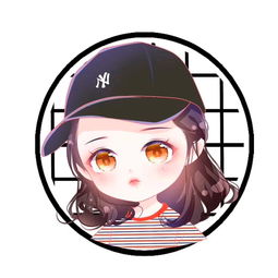 插画手绘q版头像可爱卡通少女带帽子头像