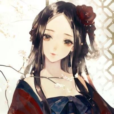 适合过年的古风红色系列动漫头像