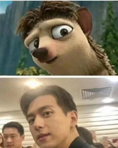 明星撞脸动漫人物,李易峰撞脸小白狼,看到李现简直一模一样