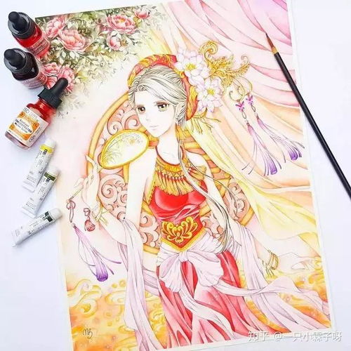 一波素描动漫美女强势来袭,复古画风美爆