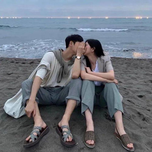 好看的真人系列情侣头像