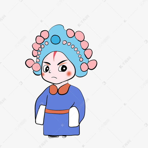 京剧戏曲人物插画矢量图素材图片免费下载千库网