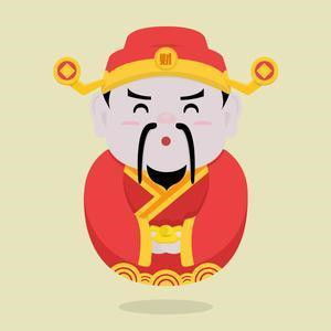 财神头像微信头像,全网最火财神爷图片
