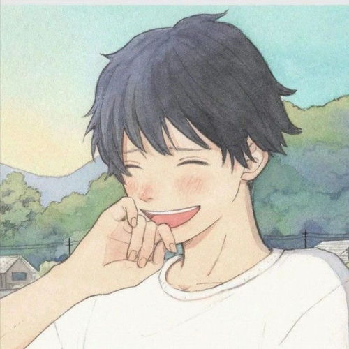 动漫男生头像玫瑰给谁都浪漫